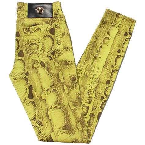 versace skinny jeans snake|Women's Designer & Luxury Jeans .